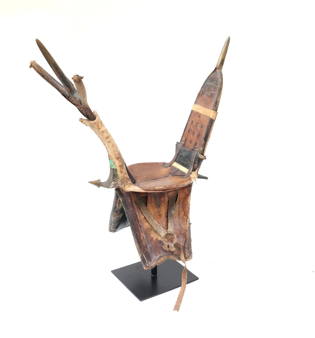 North African Tureg Camel Saddle on Base (1 of 8)
