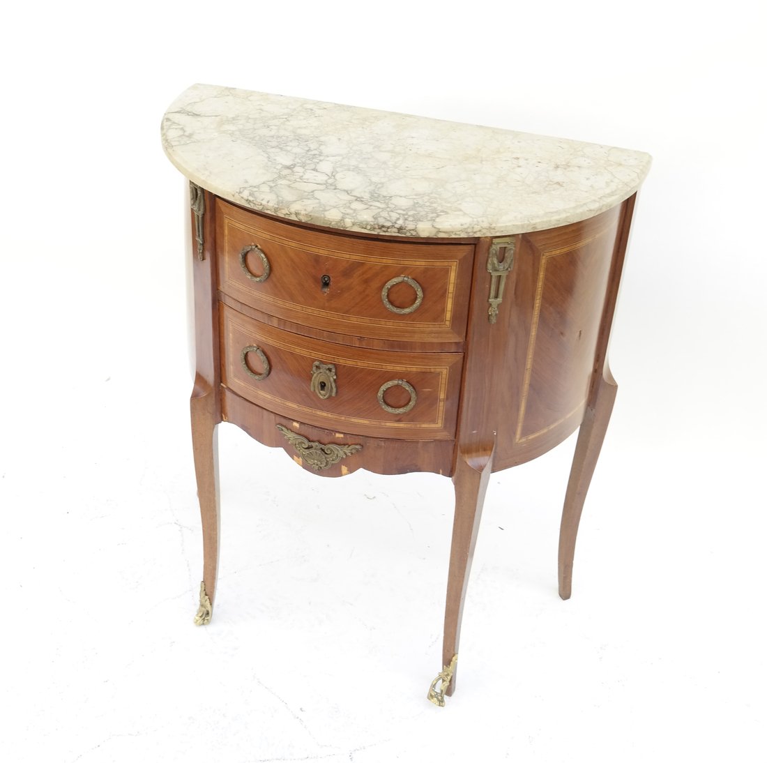 Louis XVI Style Demilune Commode (1 of 9)