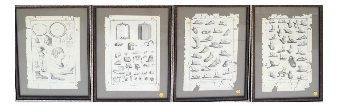 Set of Four Framed Engravings (1 of 7)