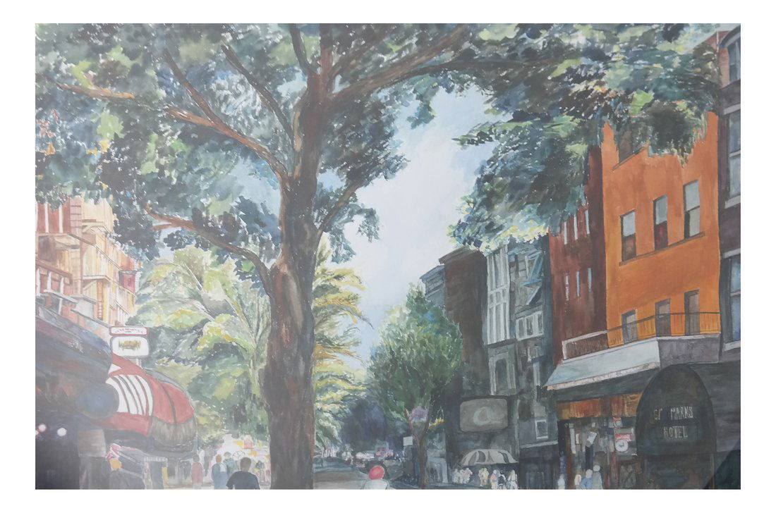 St. Marks Place Watercolor (1 of 6)