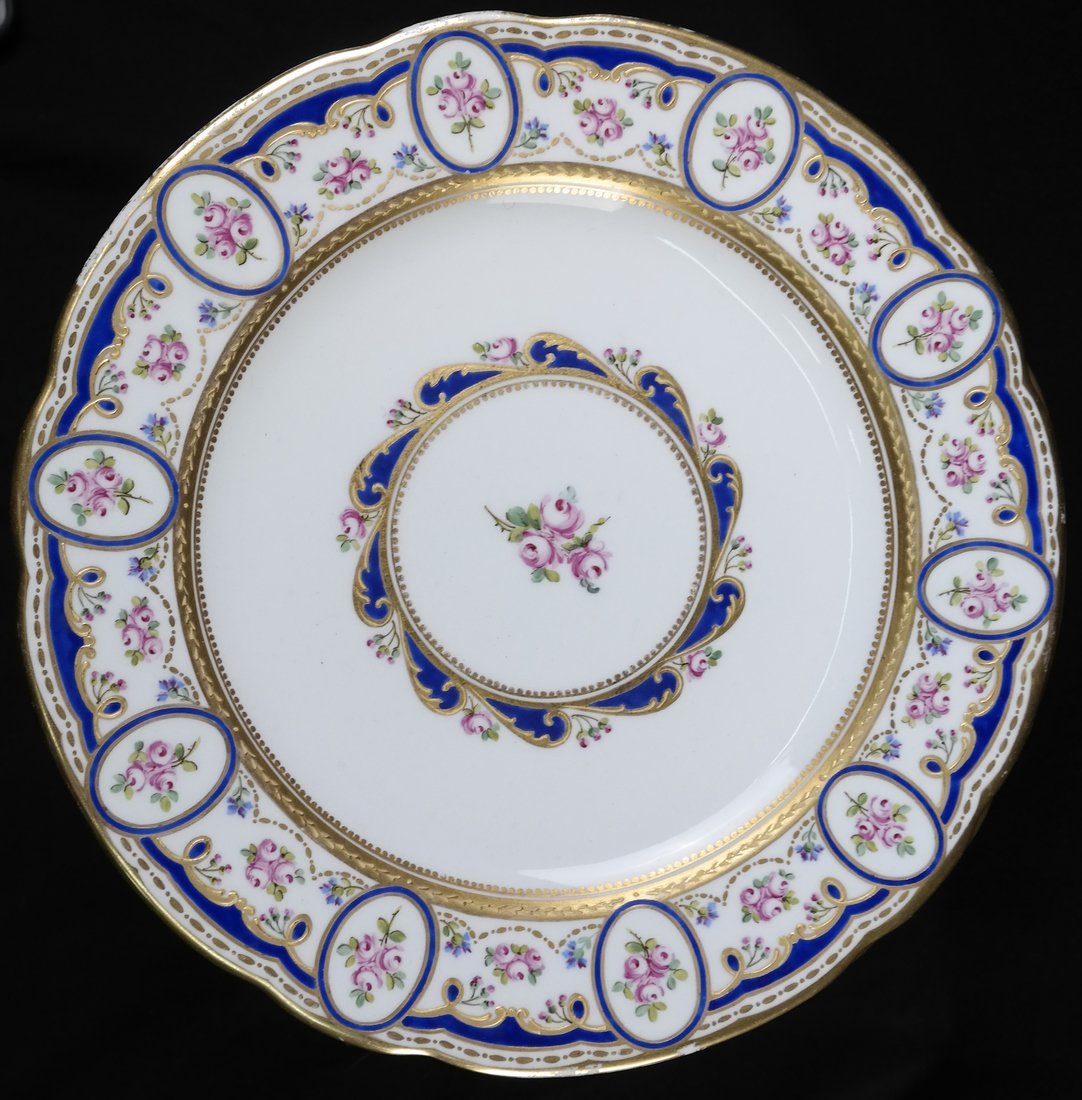 19 Sevres Dinner Plates (1 of 5)