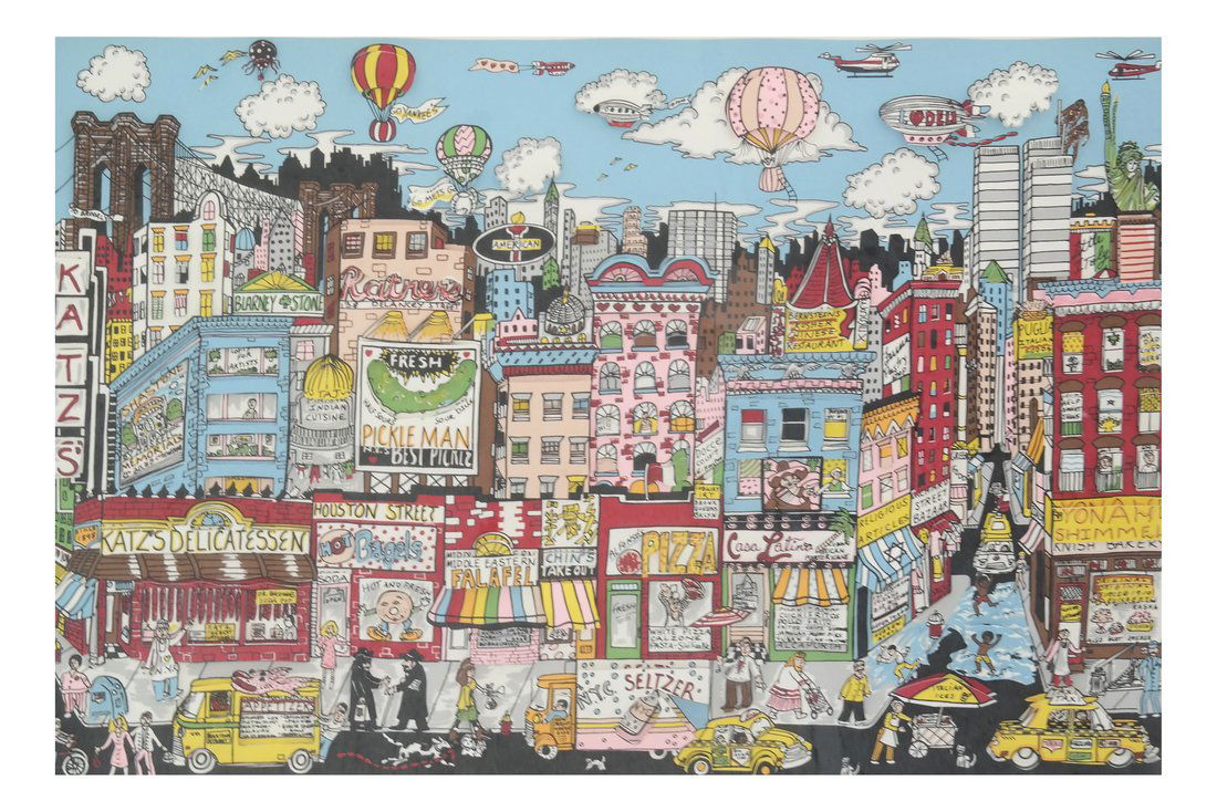 C. Fazzino, "Crossing Houston Street" (1 of 7)