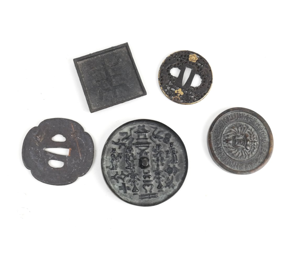 Five Various Asian Bronze Articles (1 of 9)