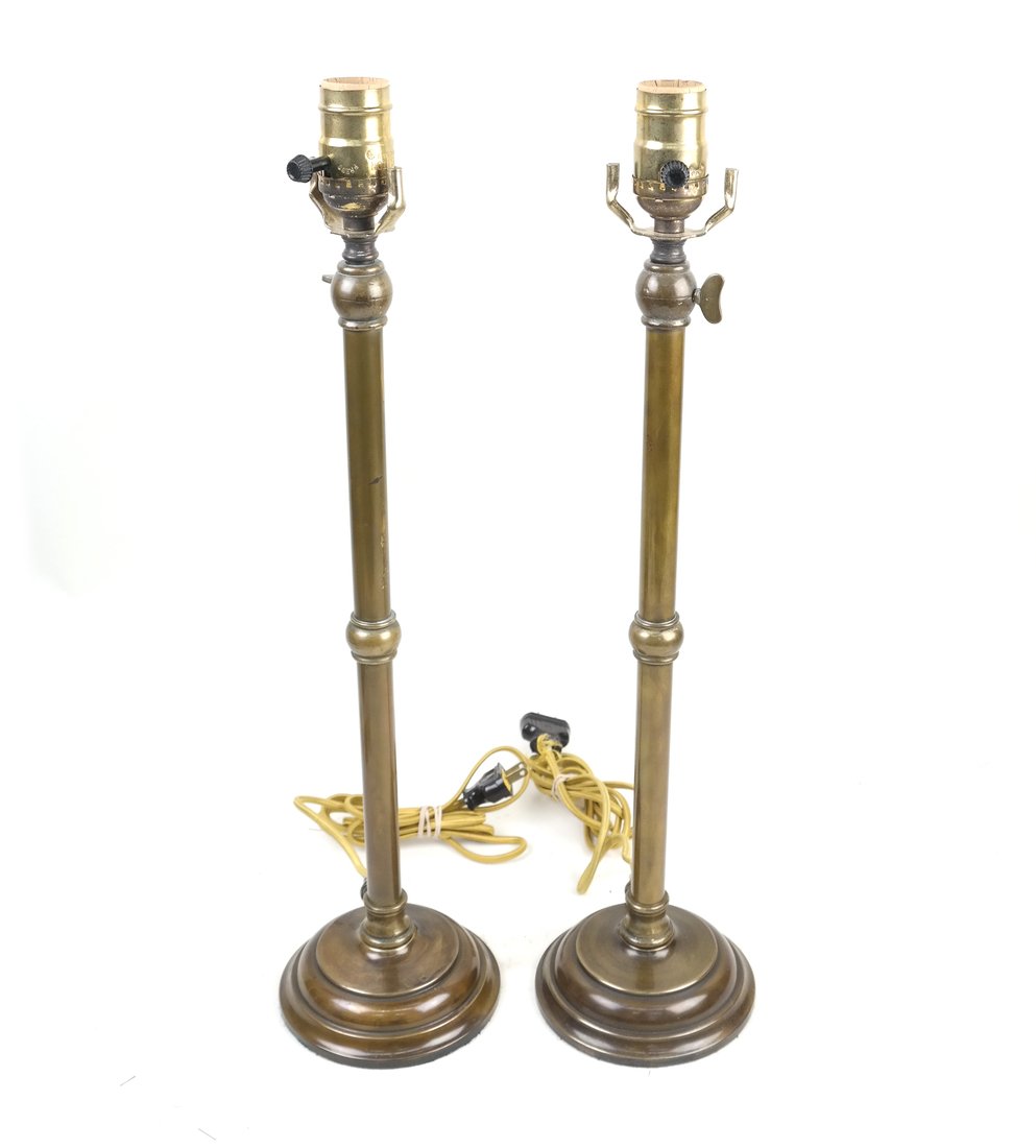 Pair of Brass Lamps (1 of 5)