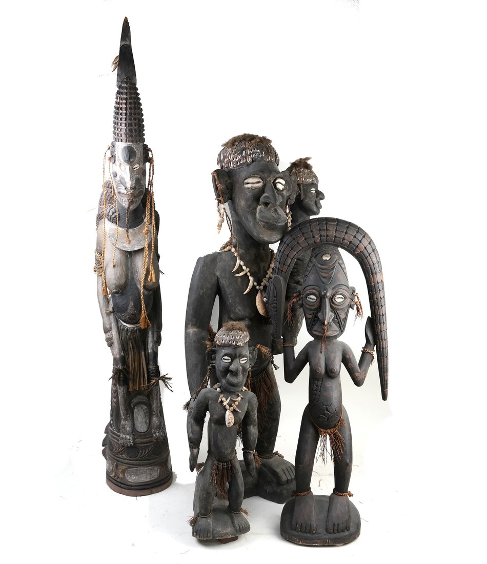 Three Tribal Ancestral Figures (1 of 10)