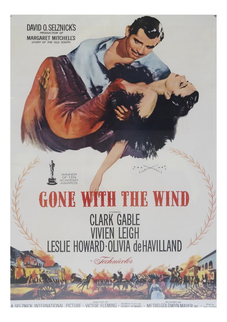 "Gone with the Wind", 1960 Poster (1 of 8)