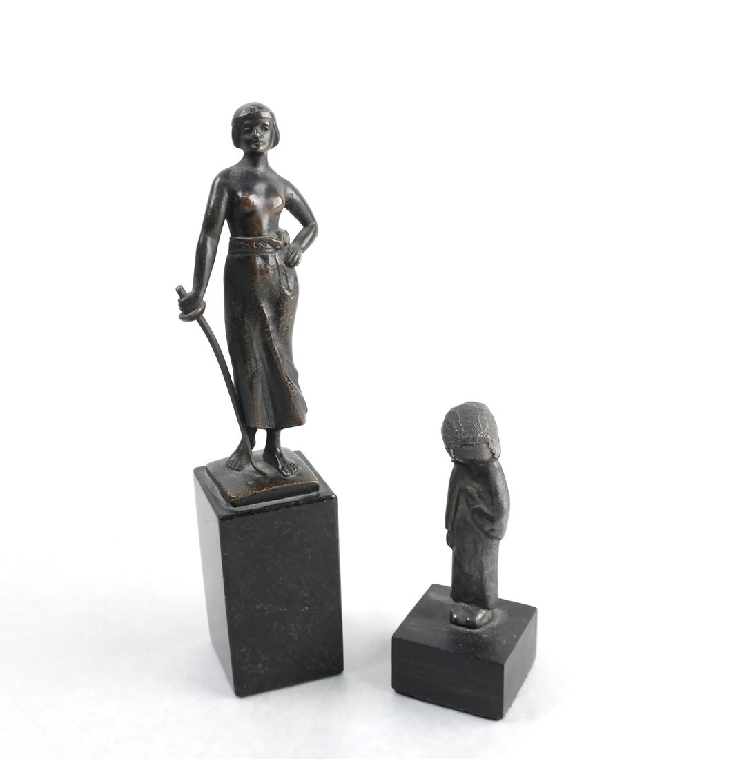 Two Various Patinated Metal Figures (1 of 6)