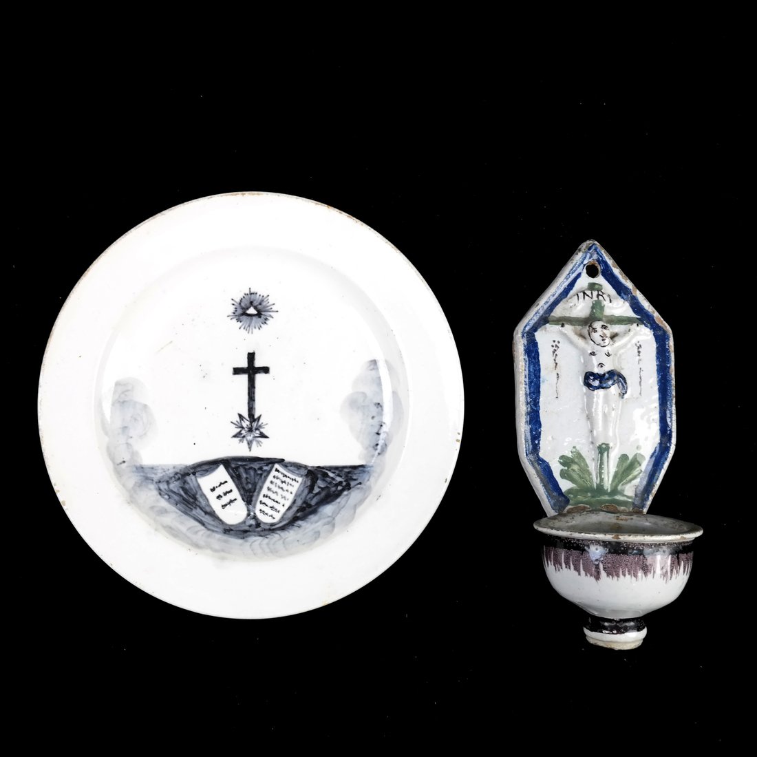 2 Continental Religious Ceramic Articles (1 of 7)