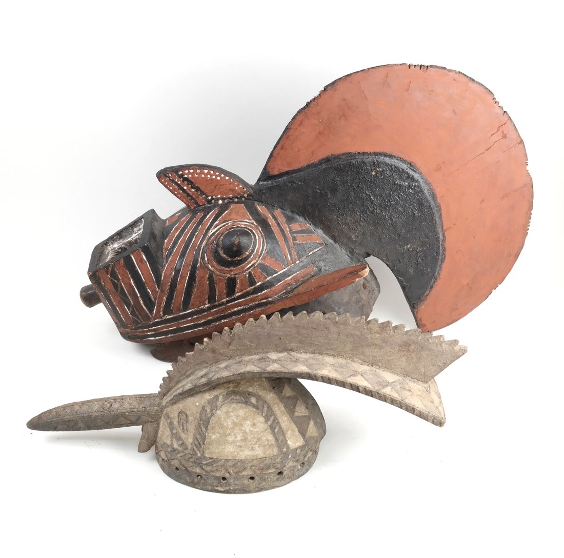 Two African Carved Masks (1 of 10)