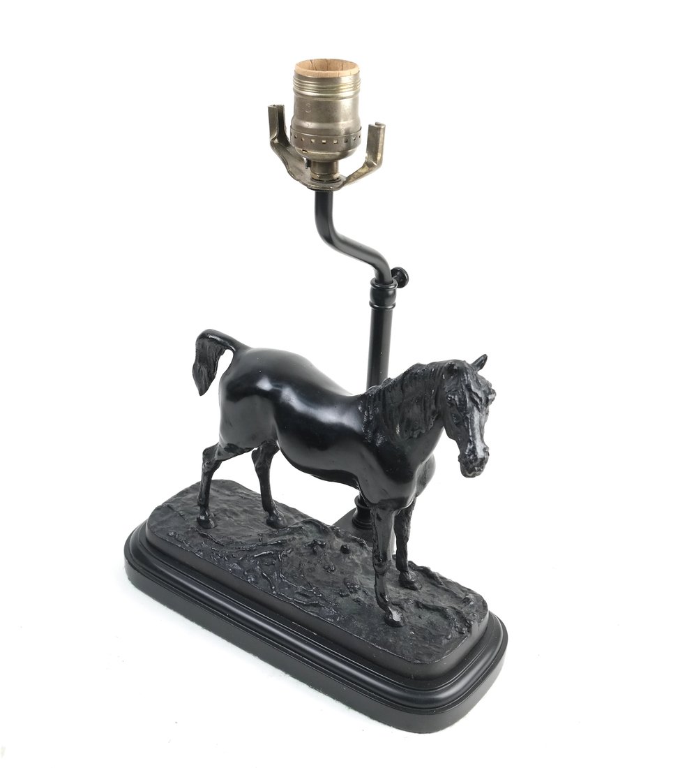 Bronze Horse Table Lamp (1 of 5)