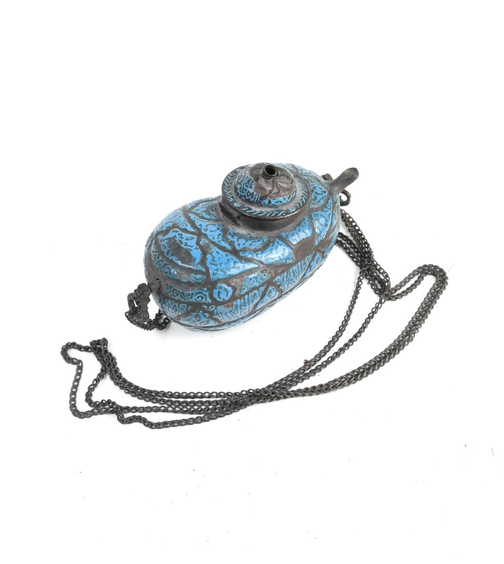 Middle Eastern Hanging Oil Lamp (1 of 6)