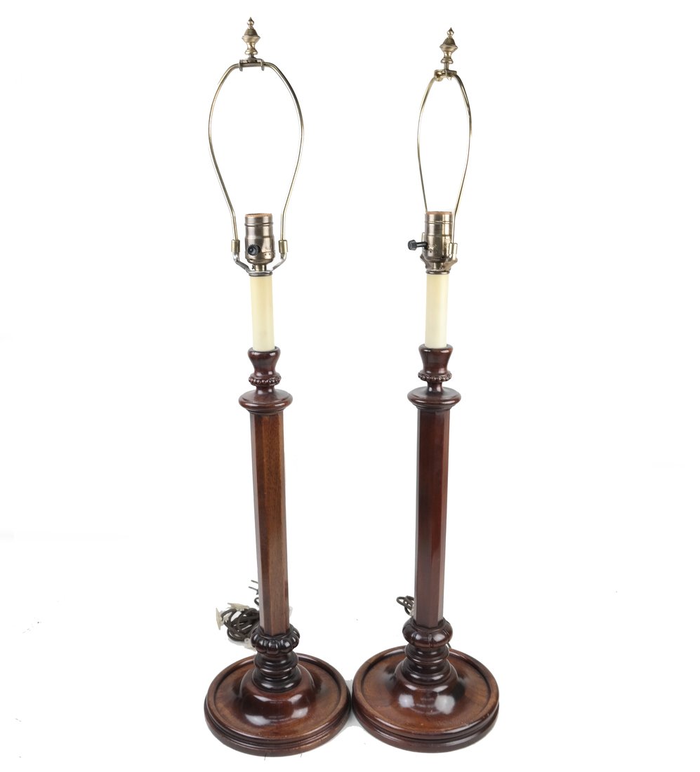 Pair of Candlestick Lamps (1 of 5)