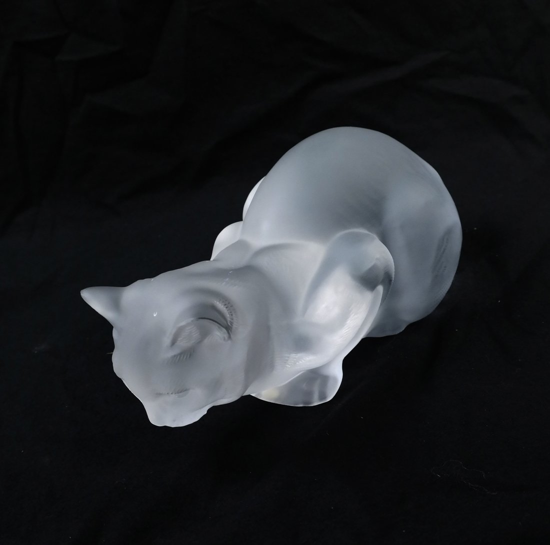 Lalique Cat Sculpture (1 of 7)