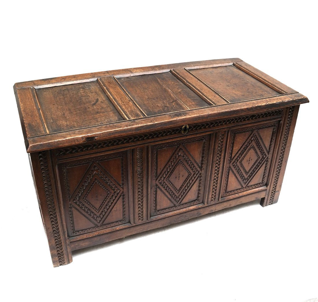 Antique Oak Trunk (1 of 10)