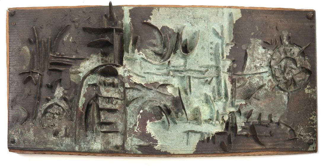 Gio Pomodoro Abstract Bronze Sculpture (1 of 6)