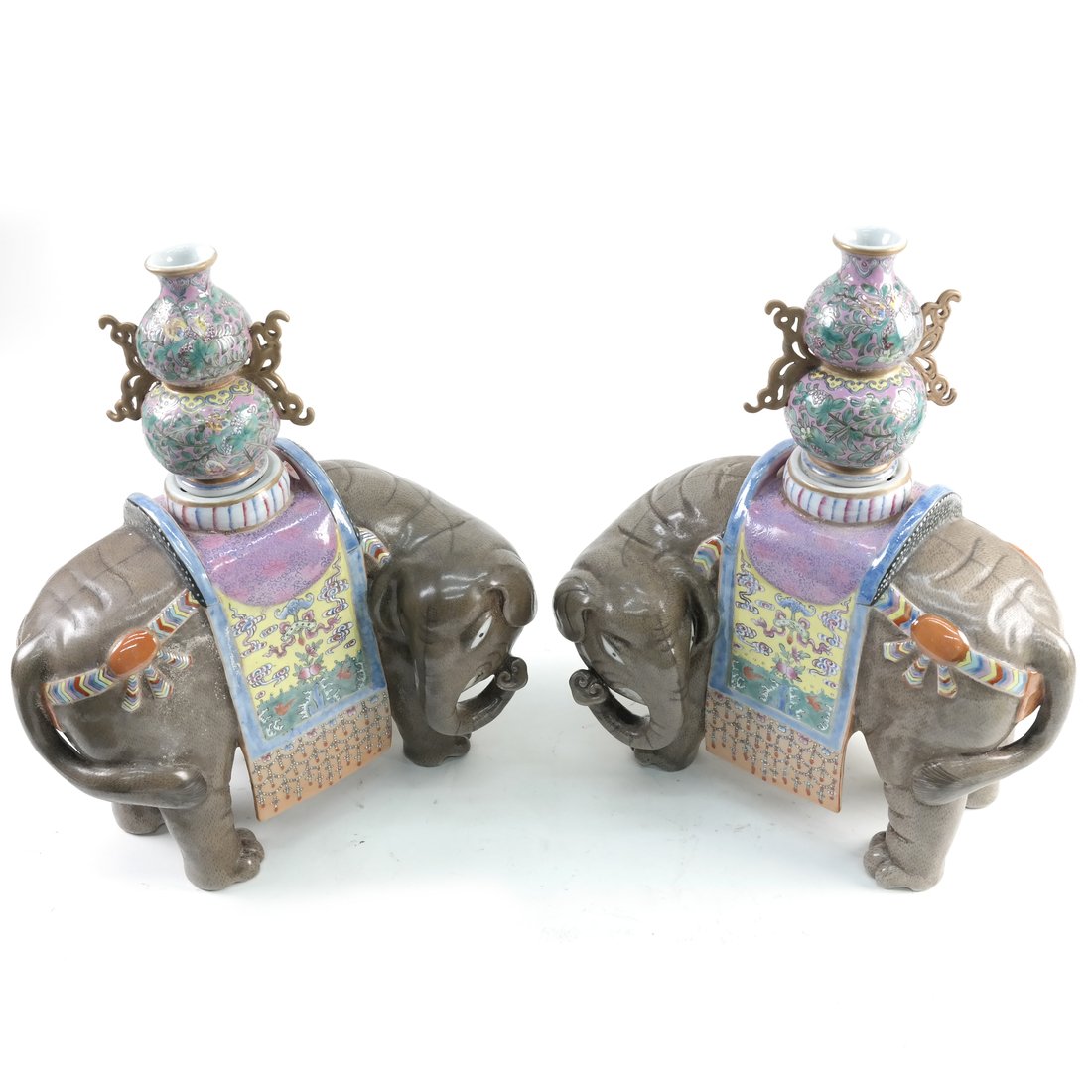 Famille Rose Style Joss Stick Holders (1 of 8)