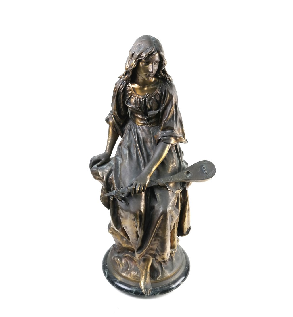 Signed Paul Eugene Mengin Sculpture (1 of 9)