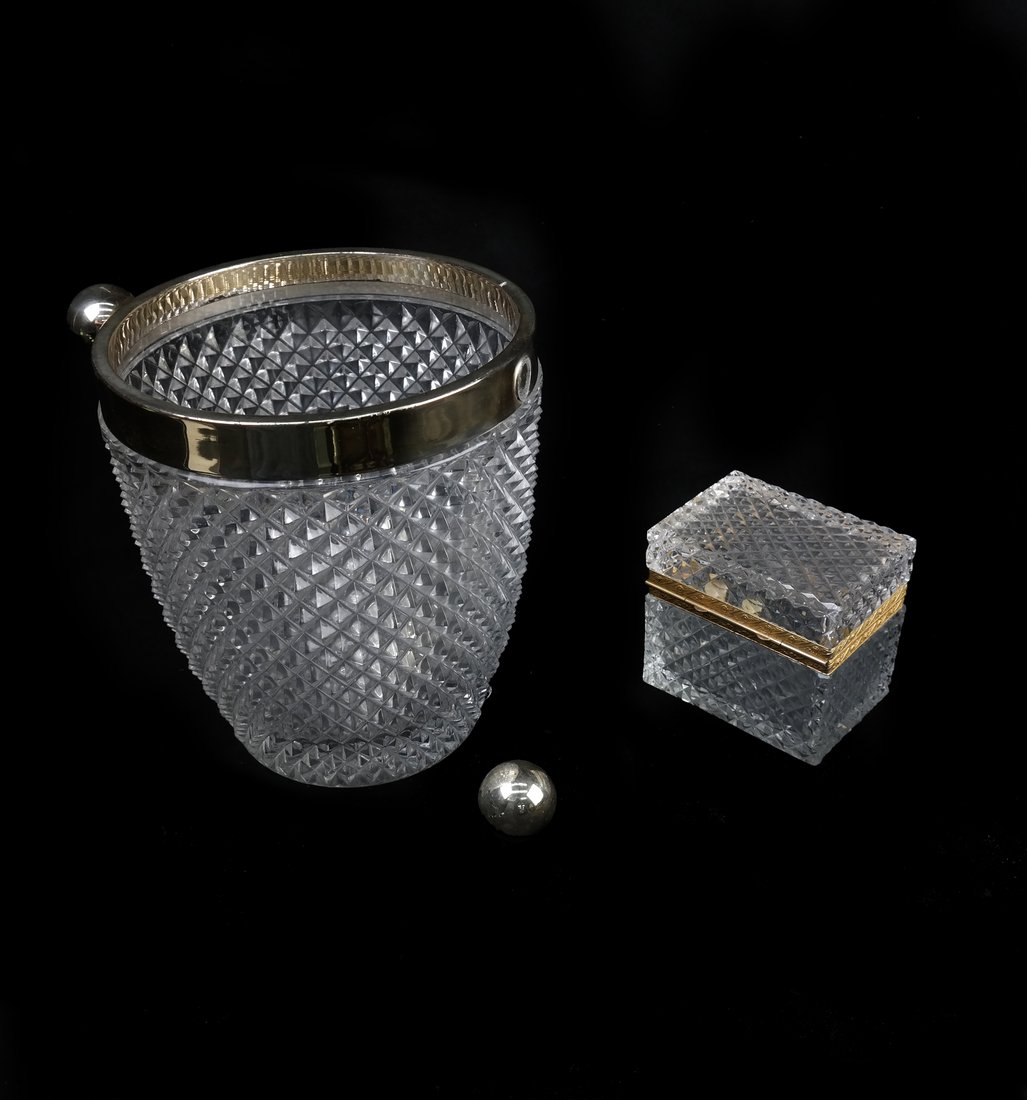 Crystal Ice Bucket and Box (1 of 6)