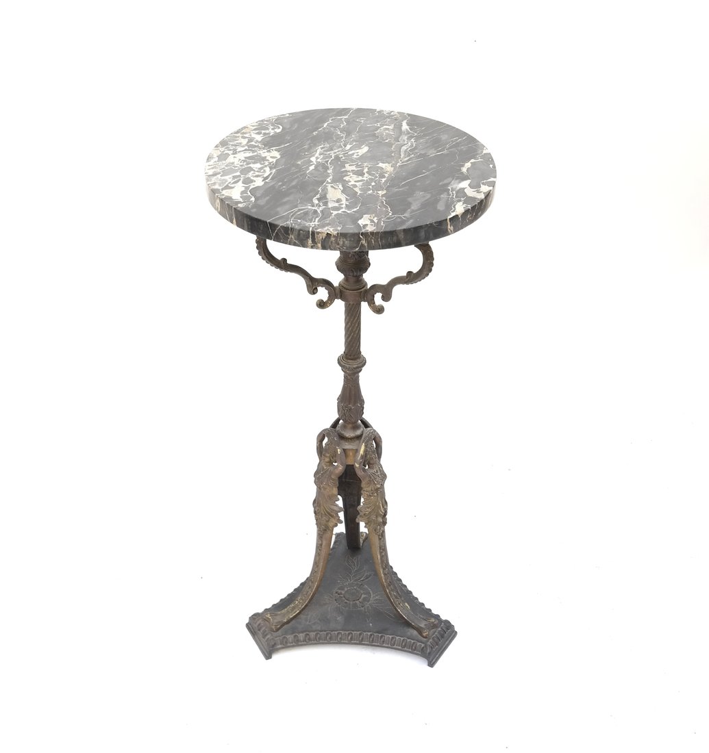 Ornate Victorian Bronze Stand (1 of 8)