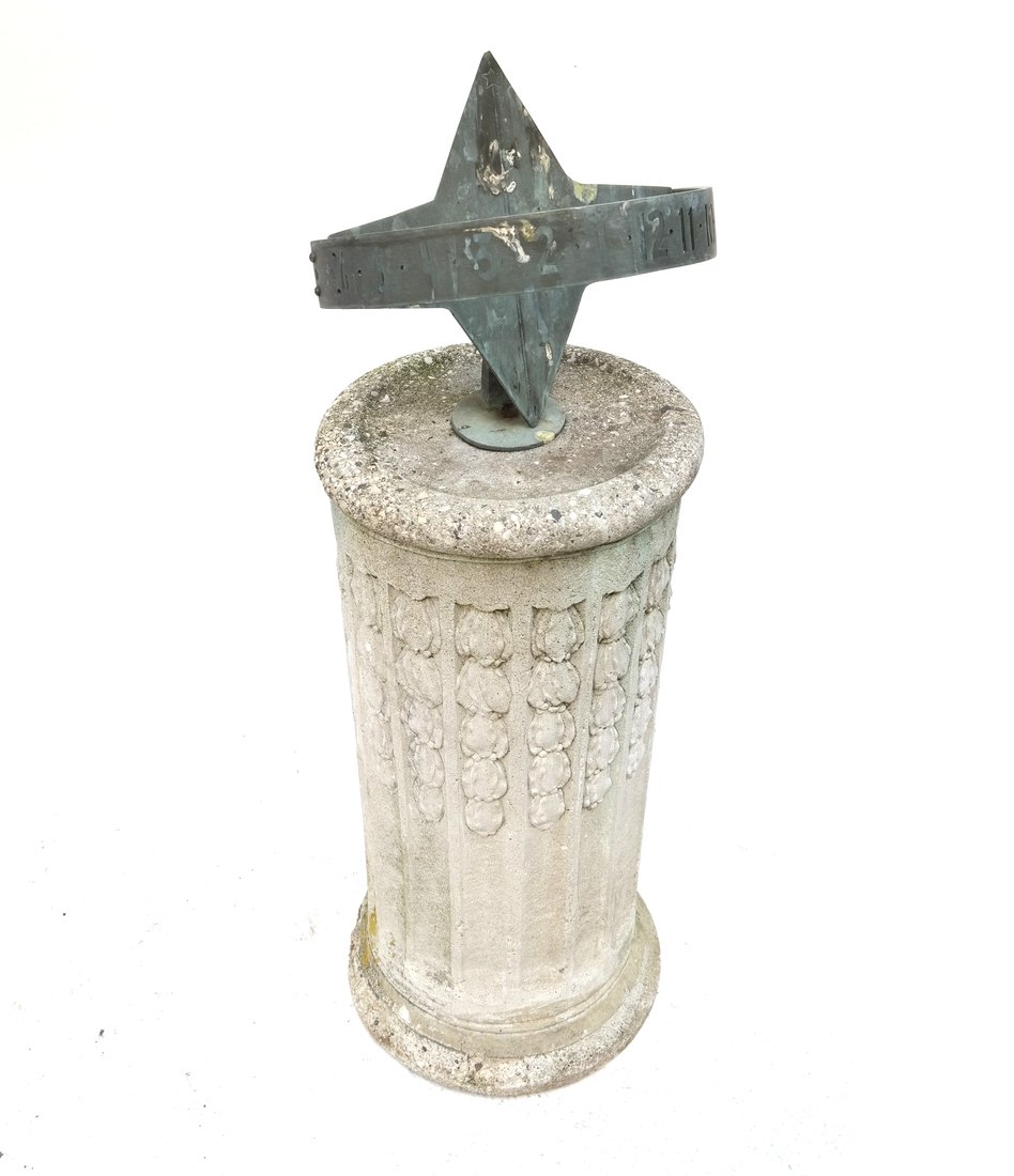 Sundial on a Concrete Column (1 of 7)
