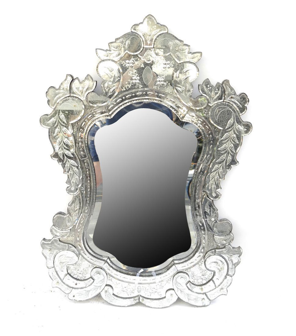 Venetian Style Cartouche Mirror (1 of 10)