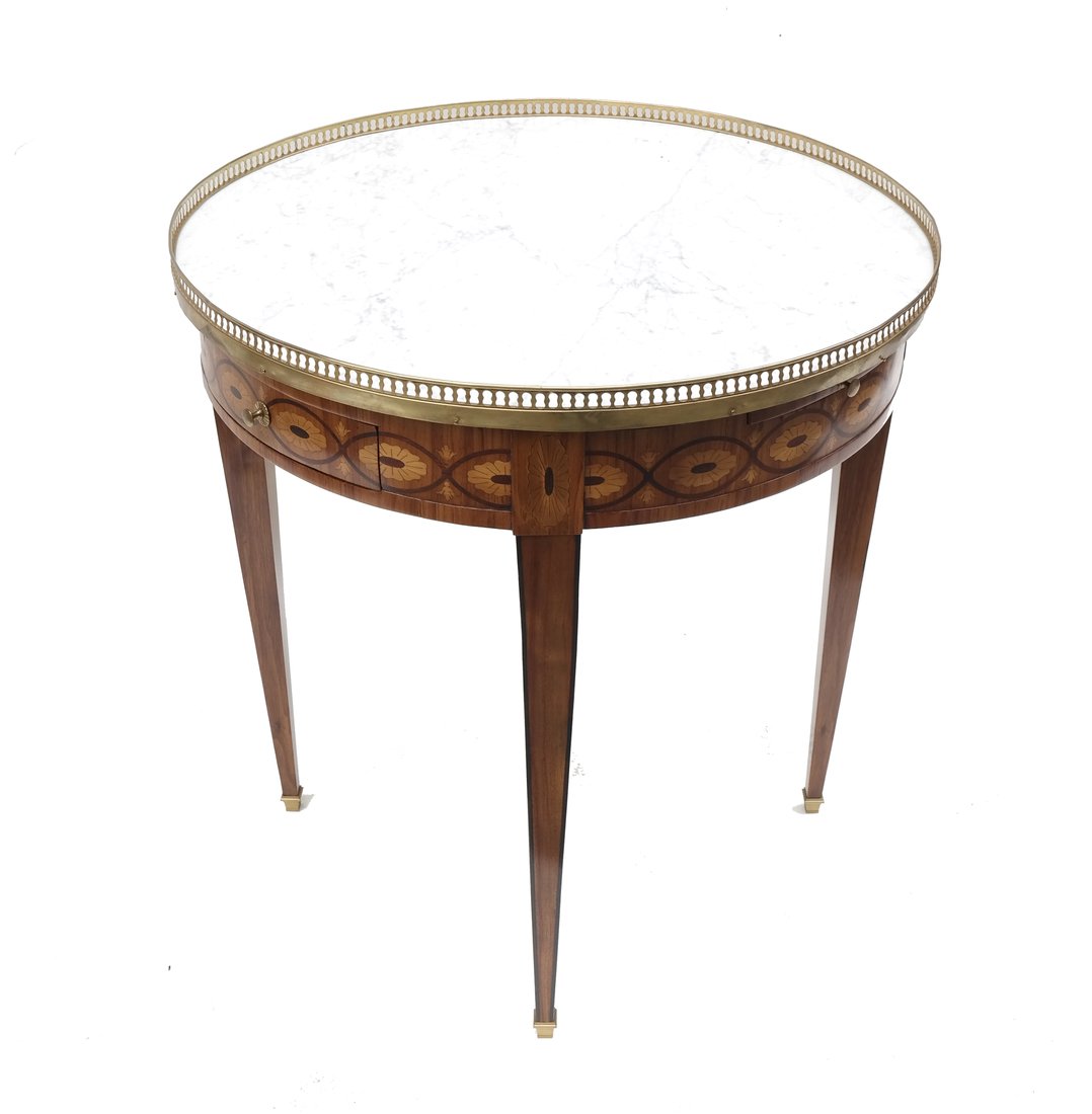 Continental Inlaid Bouillotte Table (1 of 8)