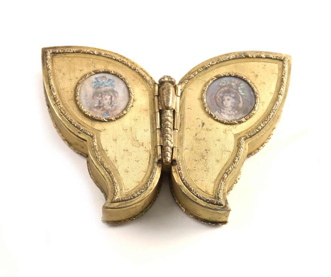 Butterfly Form Gilt Metal Box (1 of 6)