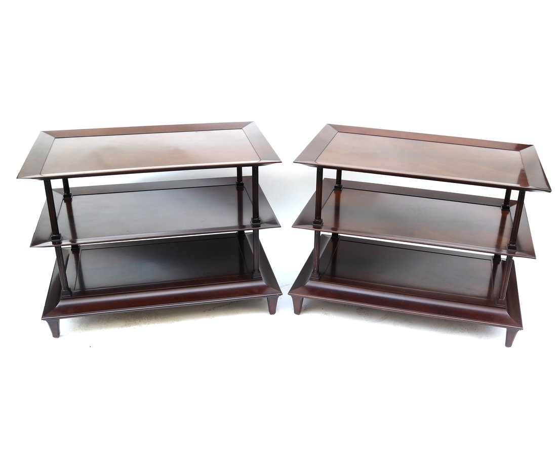 Pair of "Baker" Regency Style Table (1 of 7)