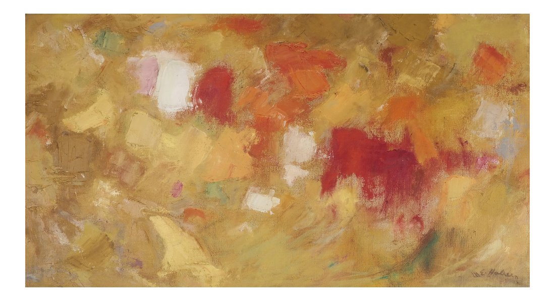 Abstract Color Field, Oil on Canvas (1 of 5)