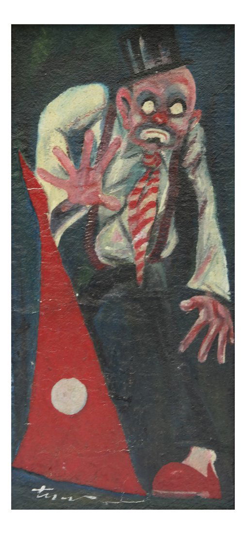 Mixed Media Clown Portrait (1 of 6)