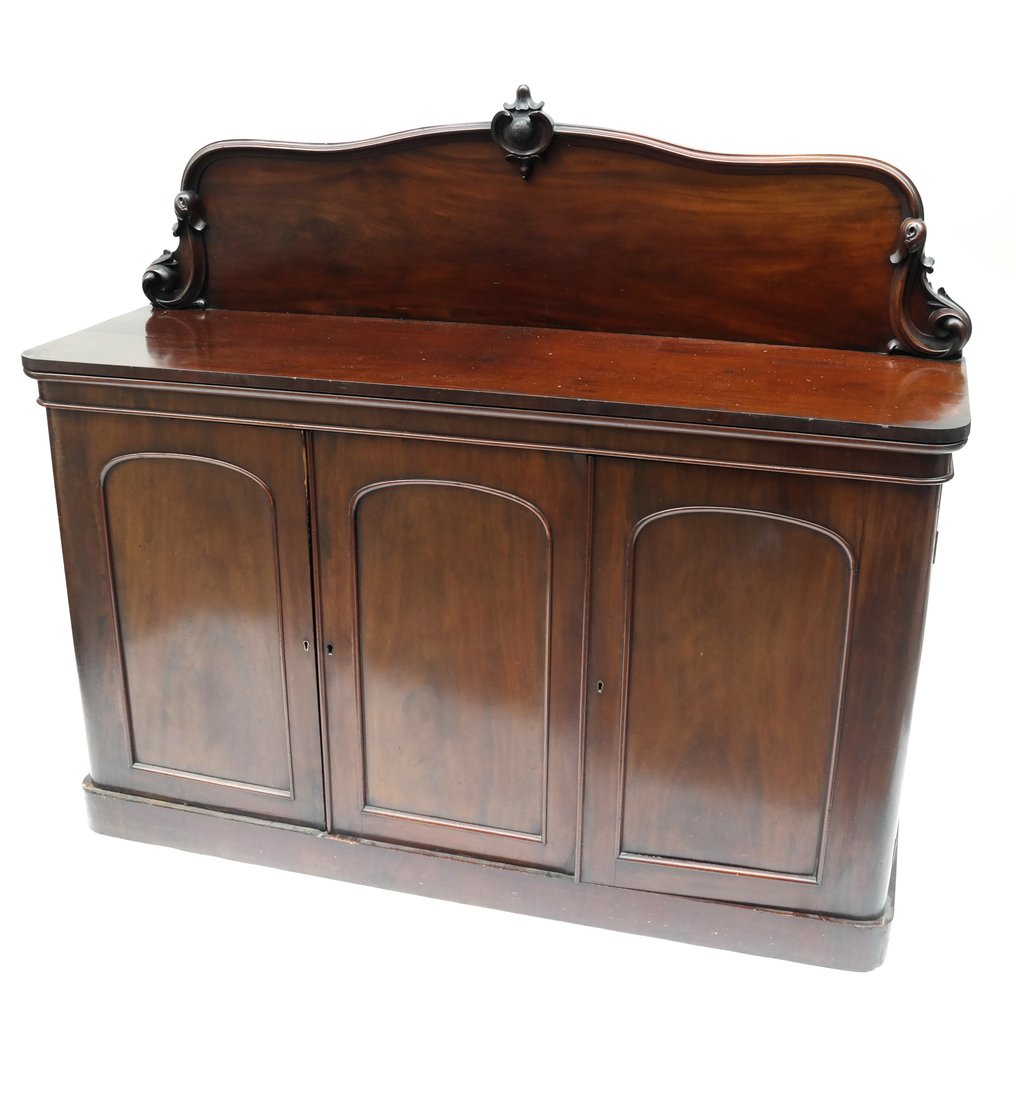 Late Victorian Walnut 3-Door Server (1 of 8)