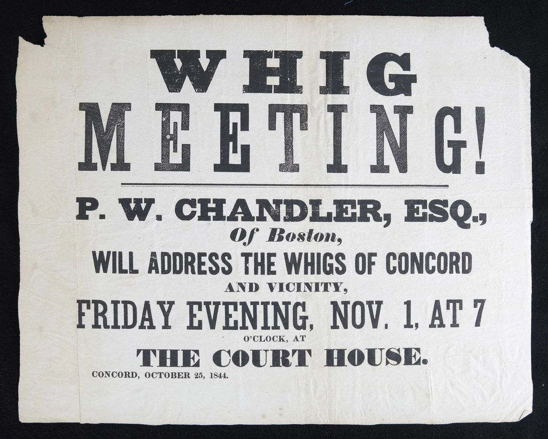 Henry Clay 1844 Whig Broadside (1 of 8)