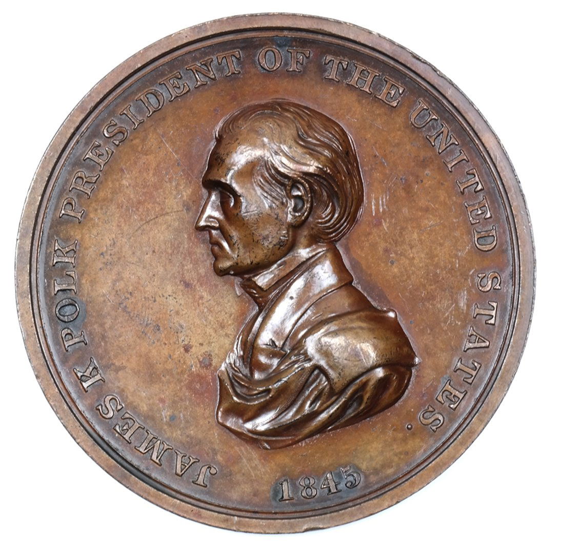 James K. Polk 1845 Inaugural Medal (1 of 5)