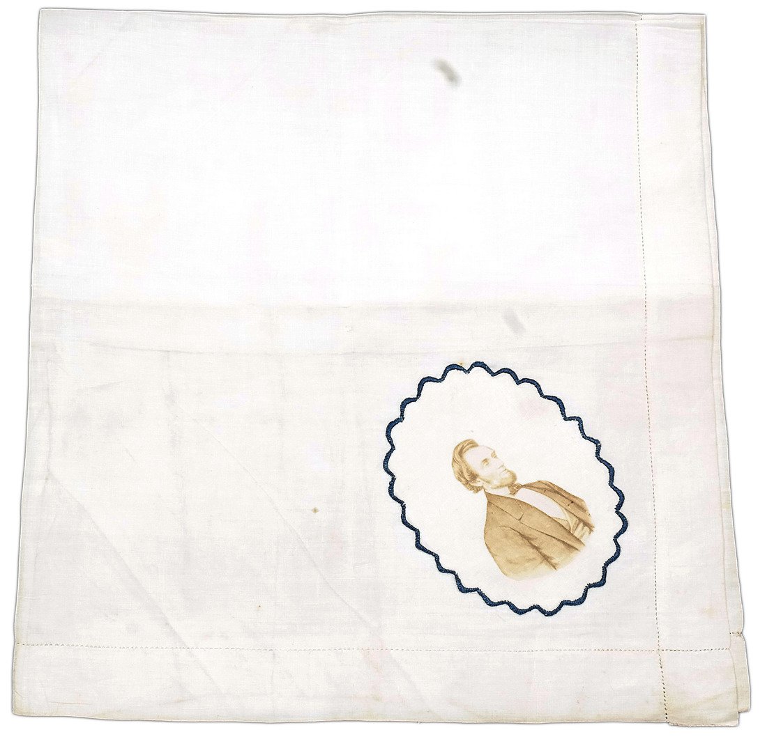 Abraham Lincoln 1860 Portrait Handkerchief (1 of 4)