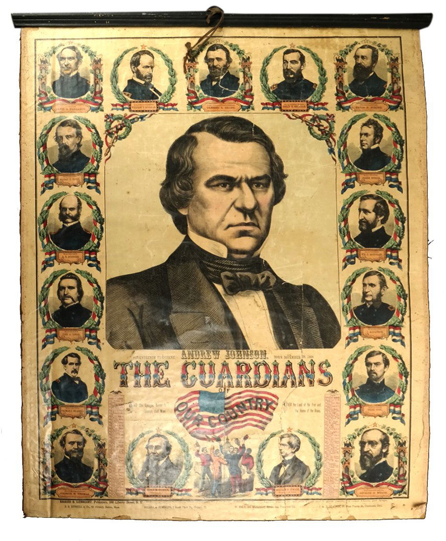 Andrew Johnson 1865 "Guardians" Poster (1 of 10)