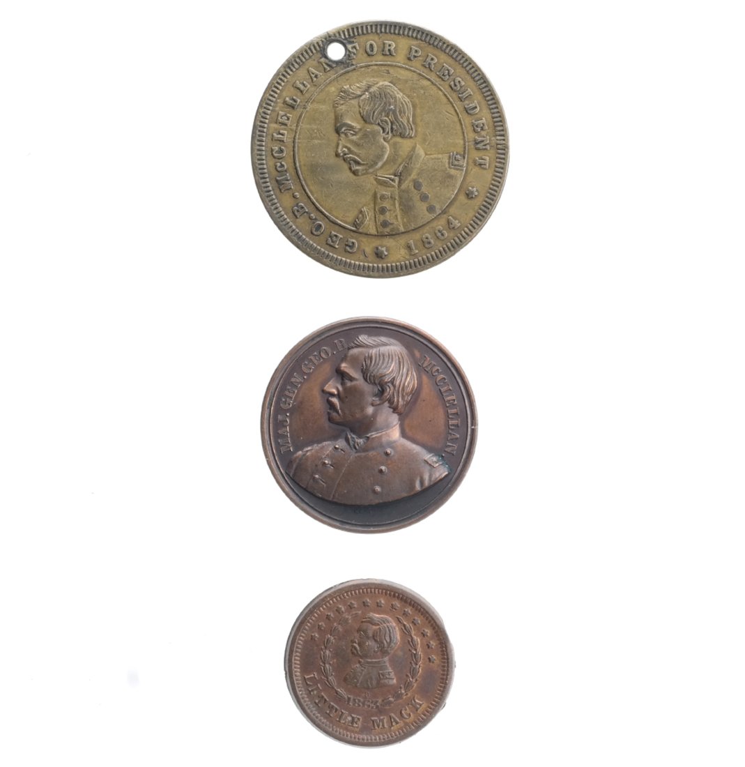 George B. McClellan Trio of 1863 to 1878 Medals (1 of 8)