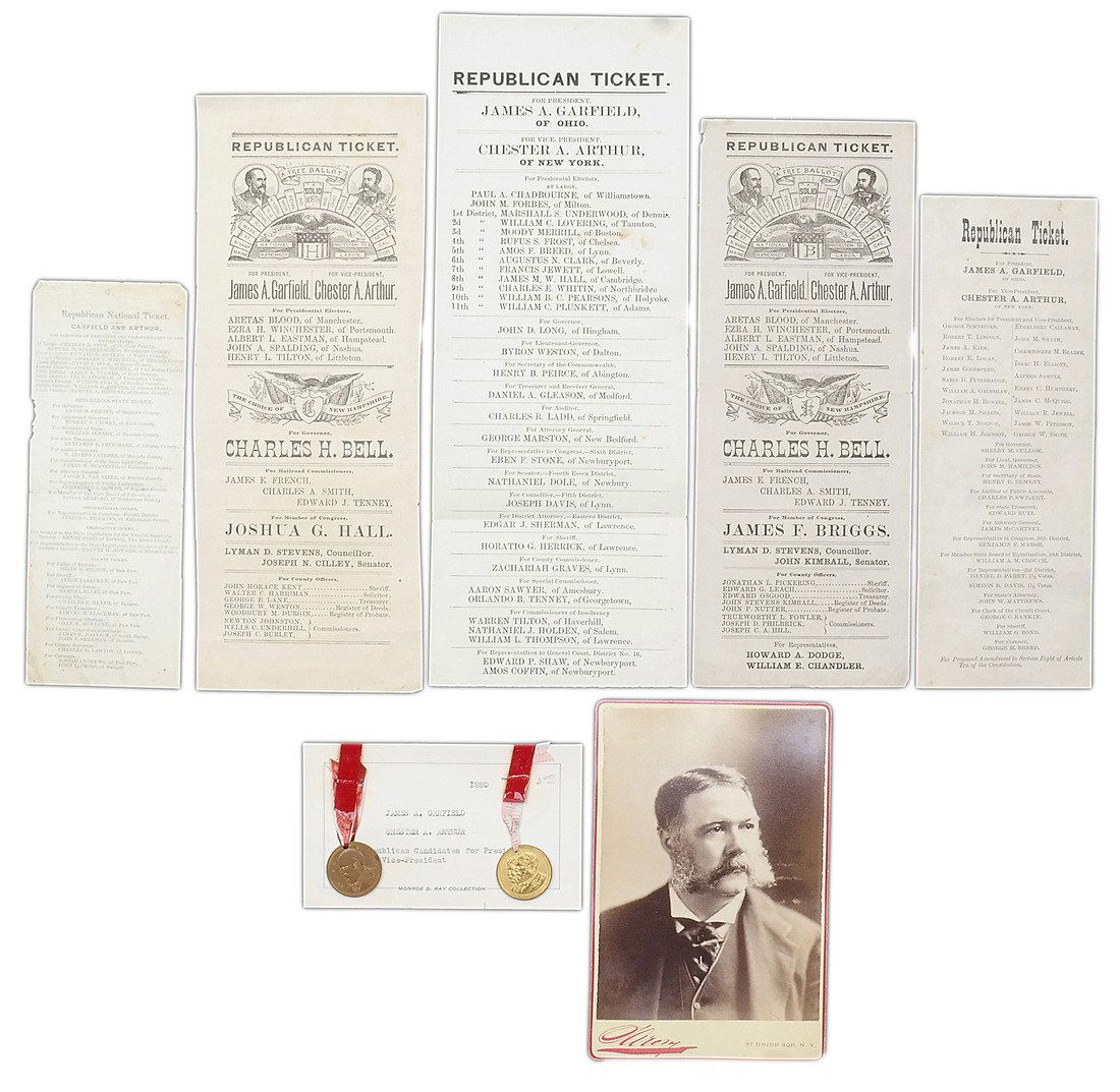 J.A. Garfield & C.A. Arthur 1880 Republican Ticket (1 of 7)