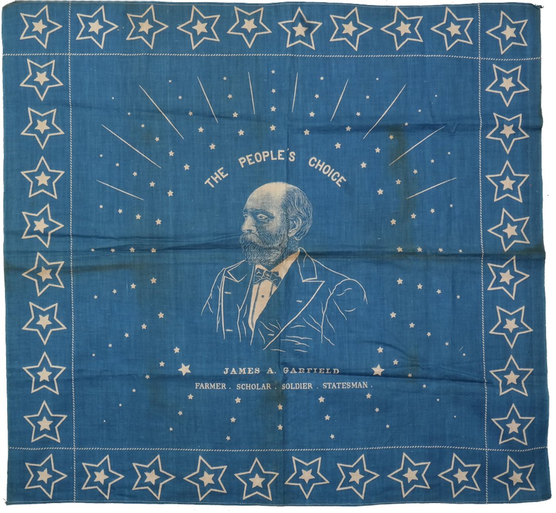 J.A. Garfield 1880 "People's Choice" Bandana (1 of 8)