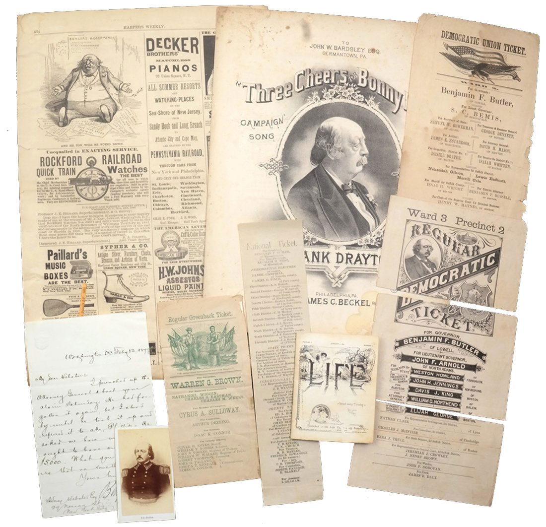 Benjamin F. Butler 1884 Campaign Ephemera and Others (1 of 9)