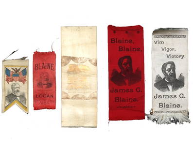 Exploratory Group Of James G. Blaine 1884 Campaign
