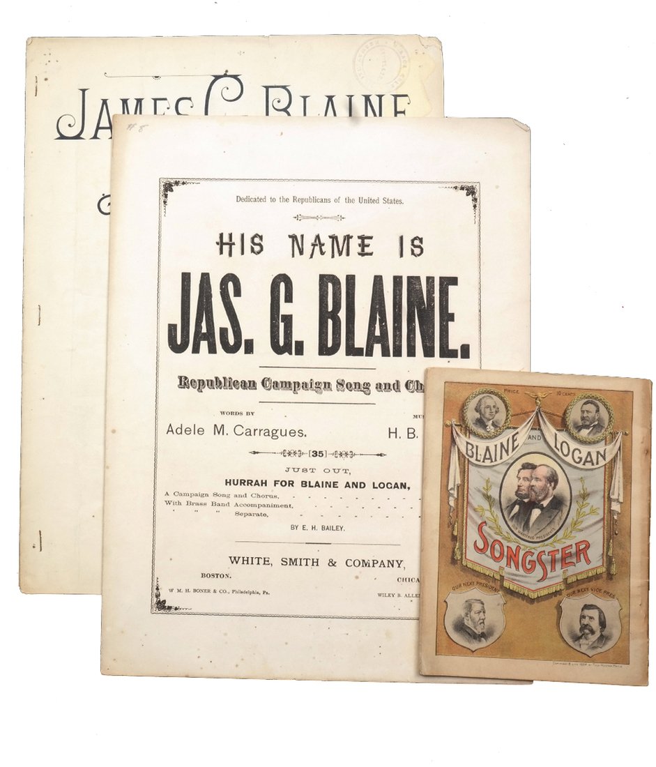 J. G. Blaine & J. A. Logan 1884 Campaign Music (1 of 9)
