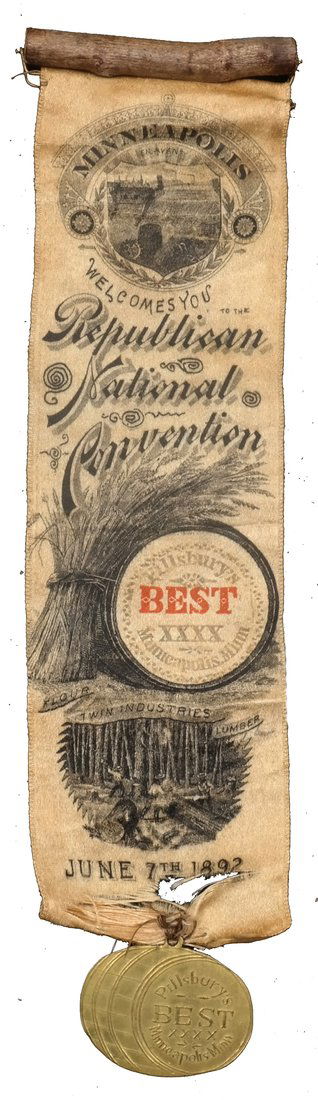 1892 Republican National Convention "Pilbury's Best" (1 of 7)