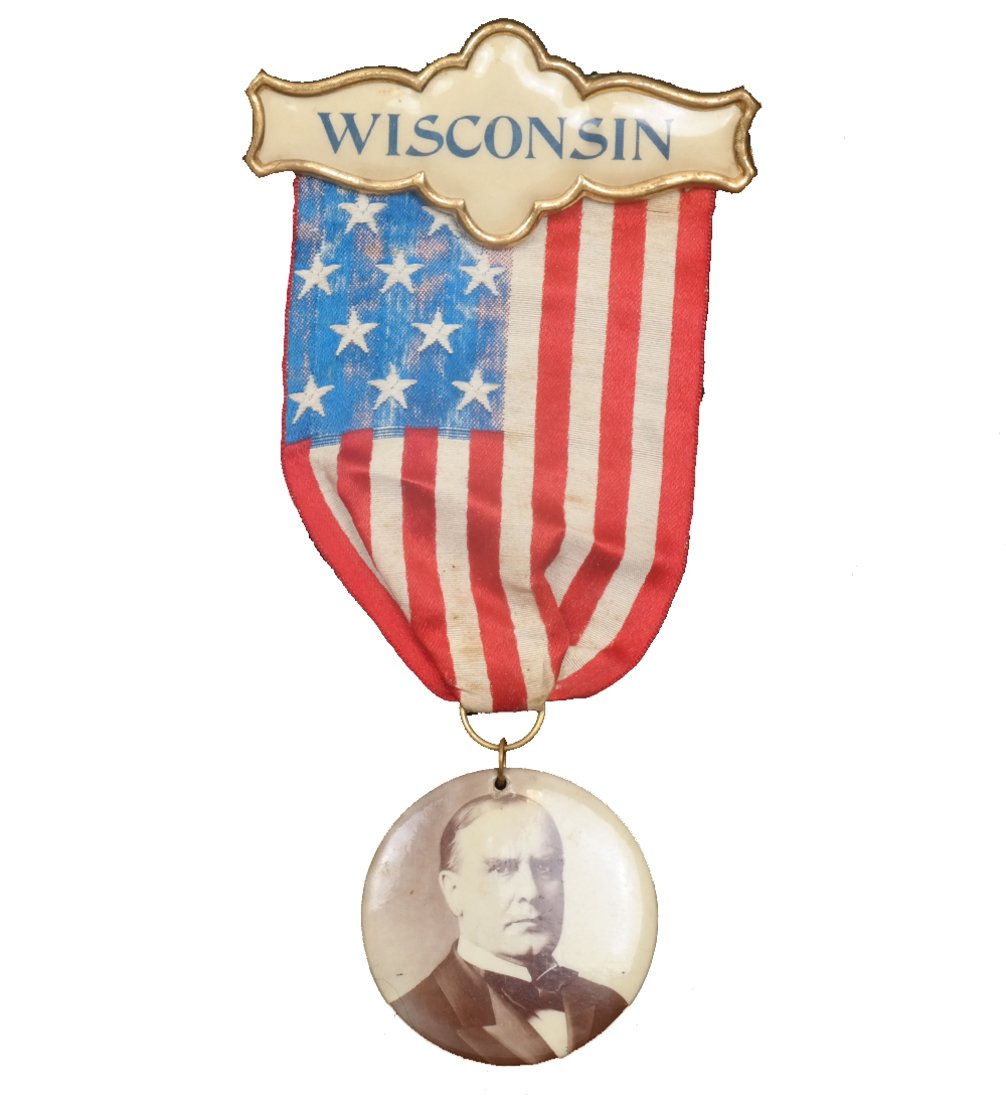 Wm. McKinley 1900 Republican Convention Badge (1 of 4)