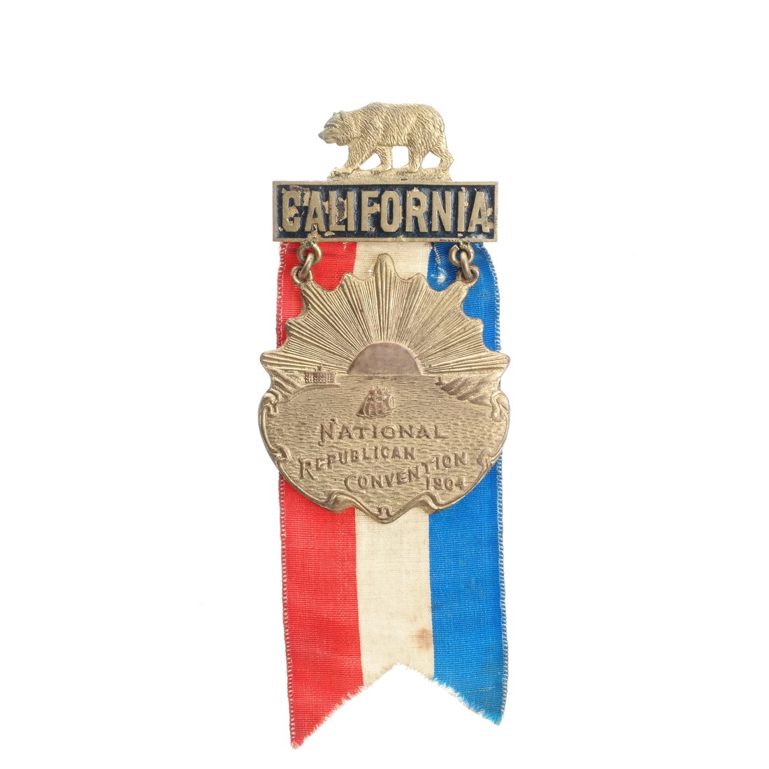 1904 San Francisco National Republican Convention Badge (1 of 7)