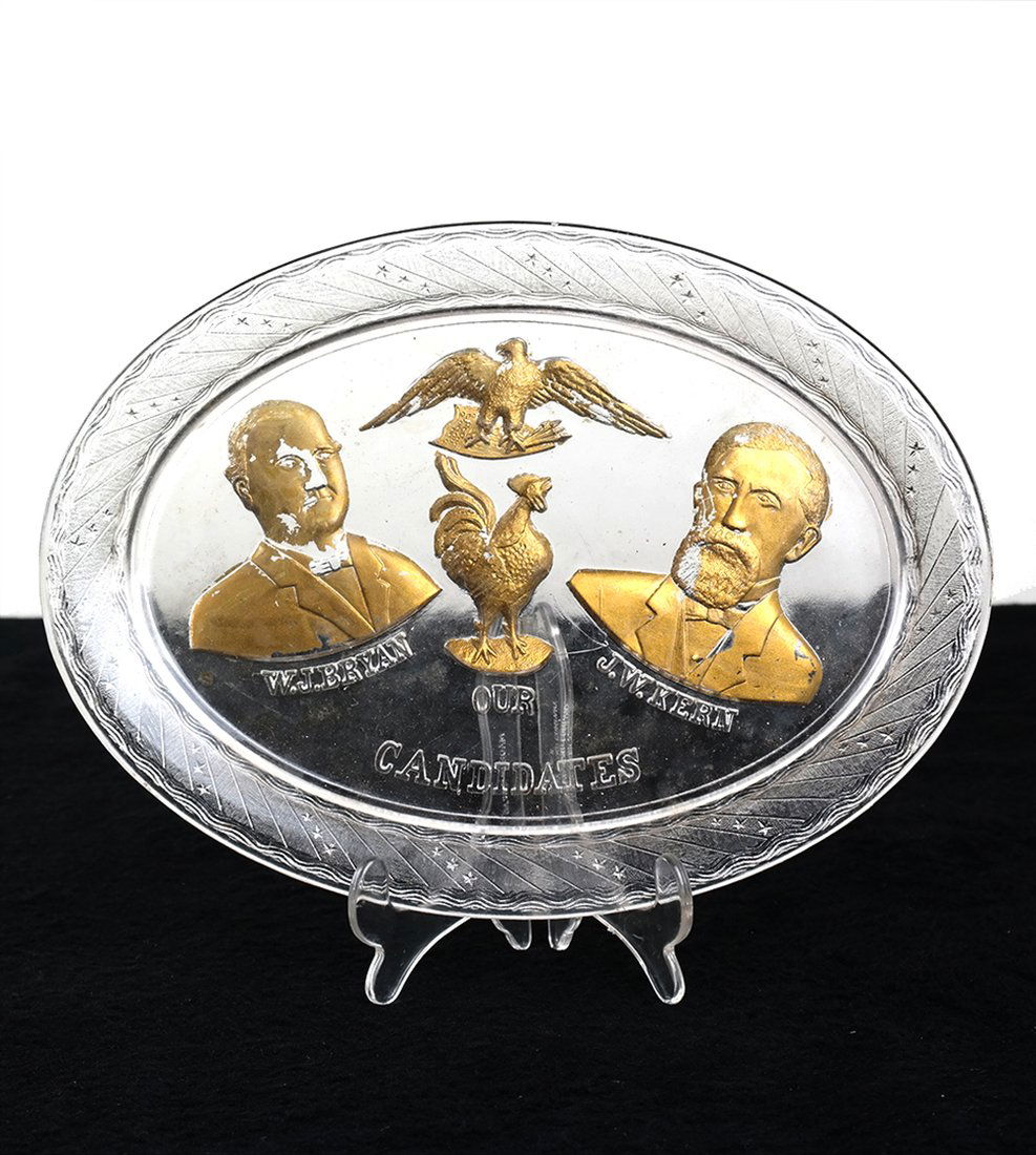 Wm.J Bryan & J. W. Kern 1908 Jugate Platter (1 of 9)