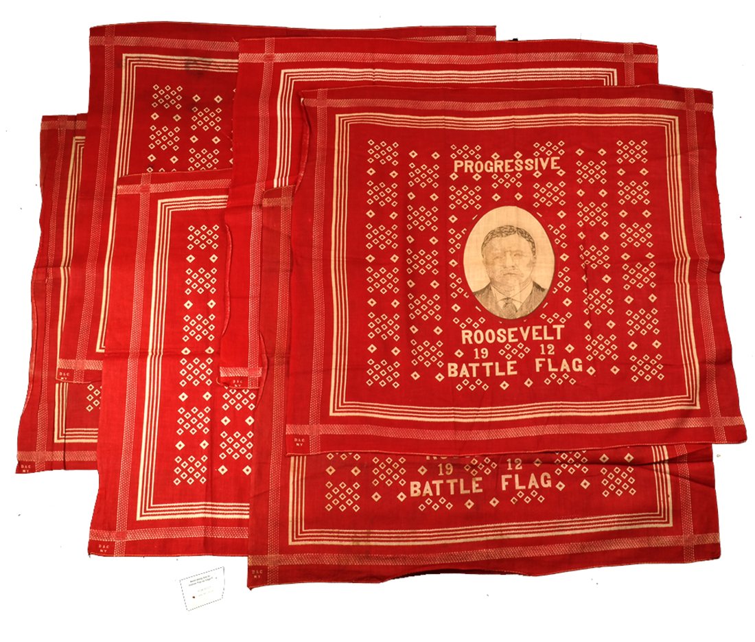 T. Roosevelt Six 1912 "Battle Flag" Bandanas (1 of 9)