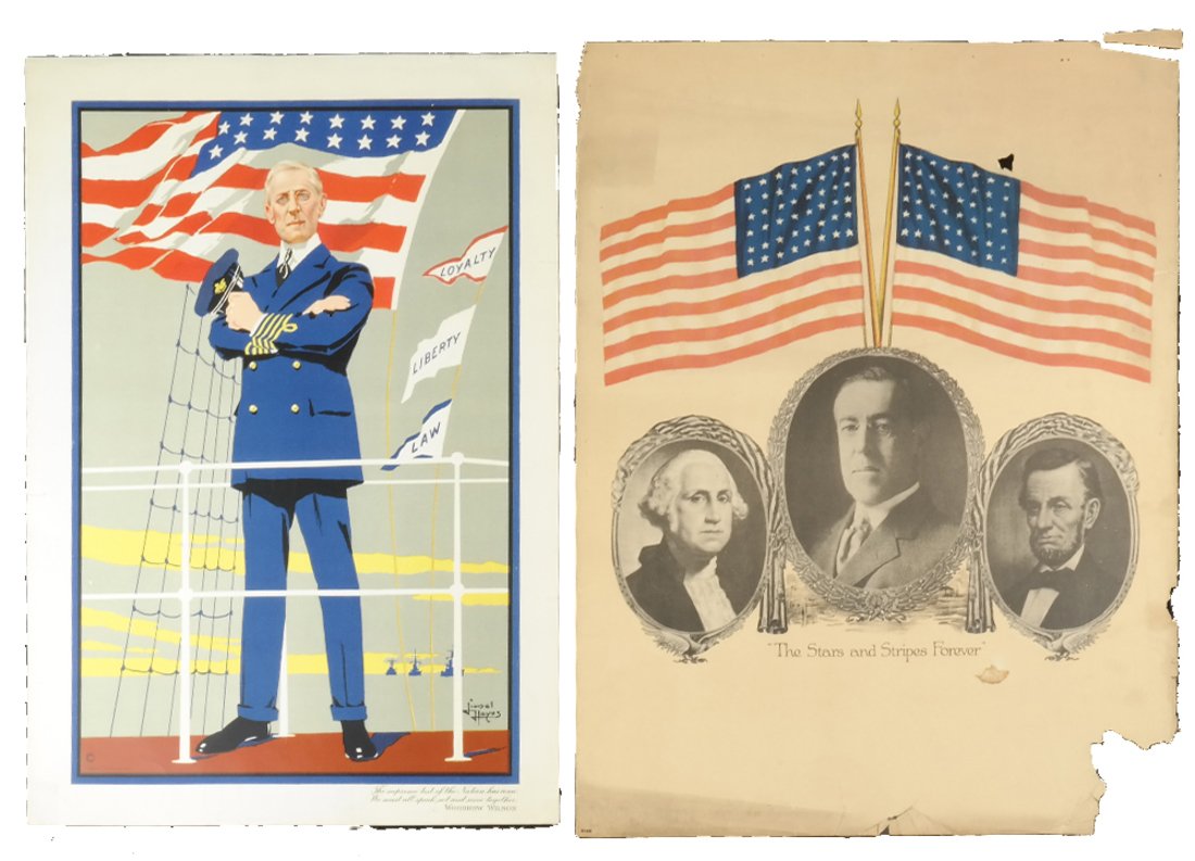 Woodrow Wilson Two 1916 Campaign Posters (1 of 9)
