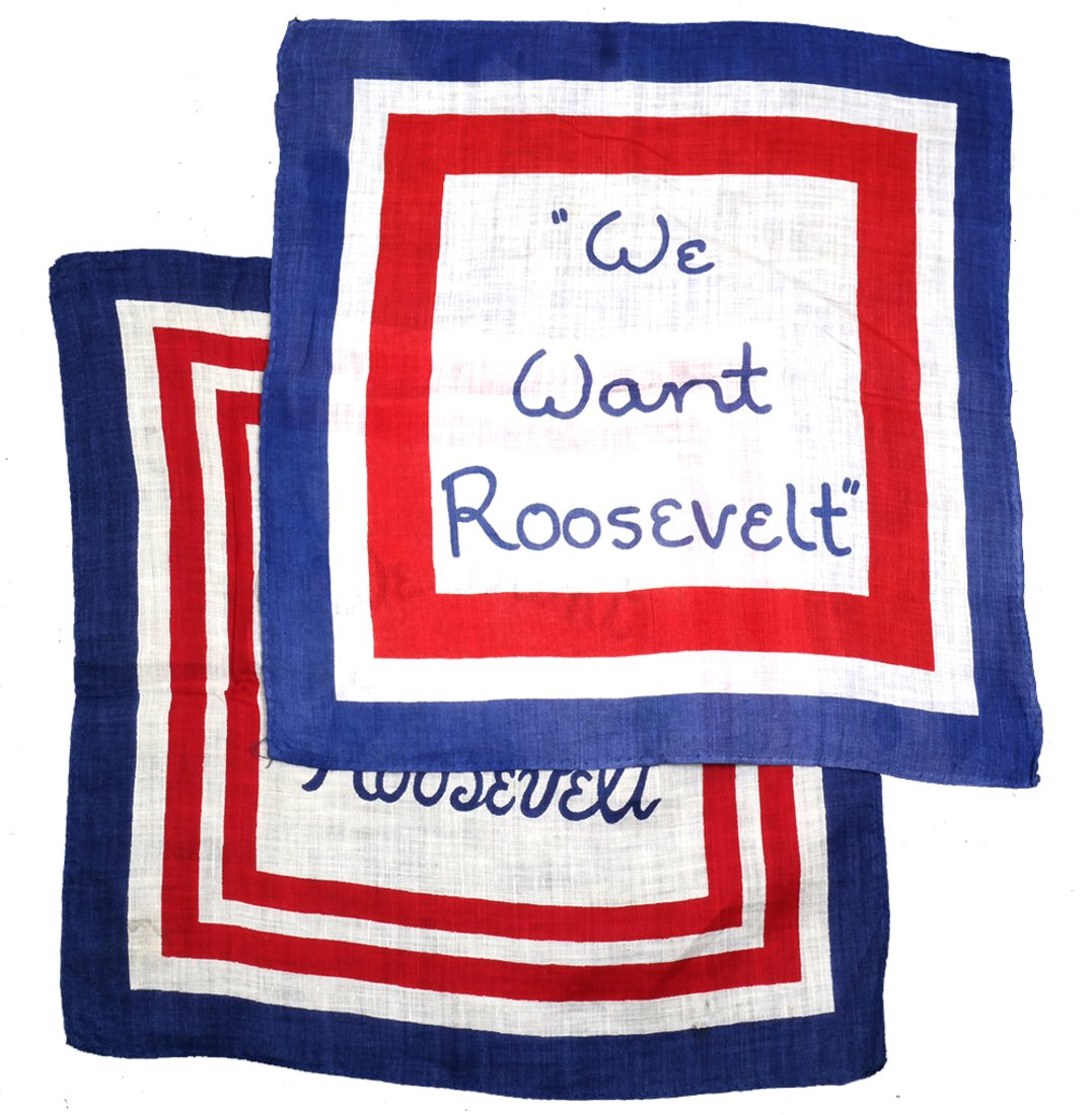 F.D. Roosevelt Two 1944 "We Want Roosevelt" (1 of 10)