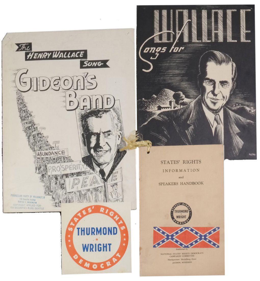 S. Thurmond / H. Wallace 1948 Campaign Ephemera (1 of 7)