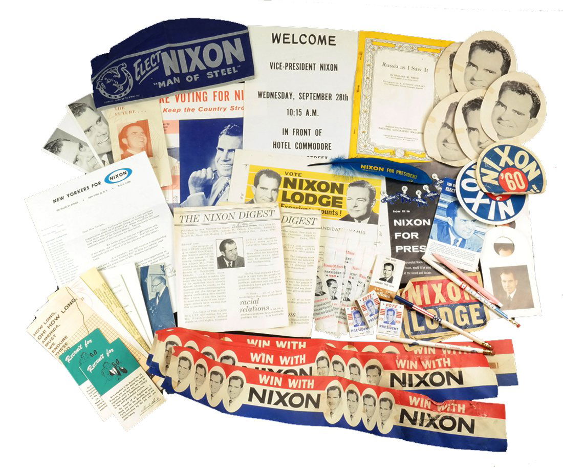 Richard M. Nixon 1960 Campaign Ephemera (1 of 7)